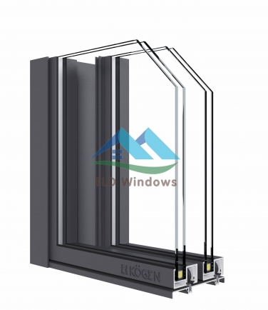 Cửa lùa slim 2 ray
