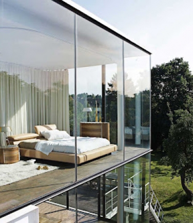 Vách kính cố định 55C