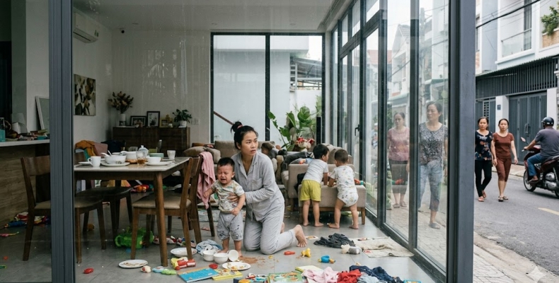 Khi nào vách kính trở thành điểm bất lợi cho sinh hoạt gia đình?