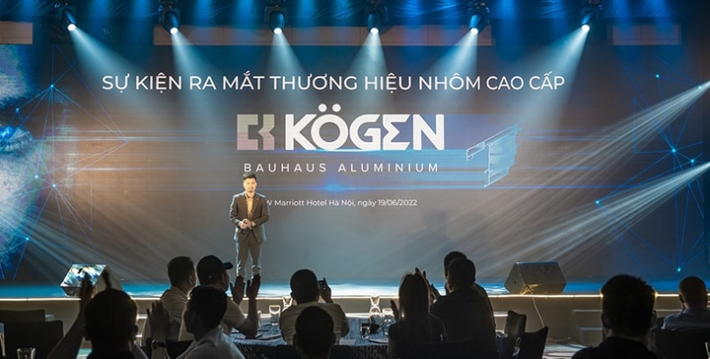 Sự kiện ra mắt thương hiệu nhôm cao cấp Kogen